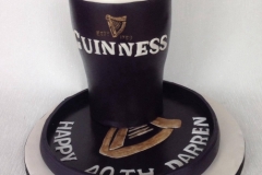 Darren - Pint of  Guinness Birthday Cake