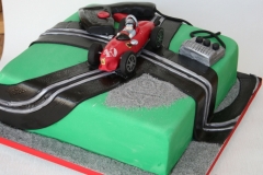 Scalectrix or is it Scalextric?  Birthday Cake