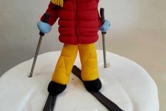 Steve - 60th Birthday Cake for a skiing Mickey Mouse fan