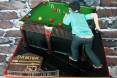 Damien - Snooker Birthday Cake