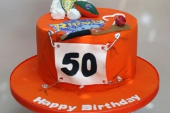 Sean - Sporting 50th birthday cake