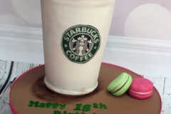 Aoife - Starbucks birthday cake