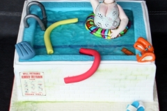 Tricia - Swimming Pool Birthday Cake