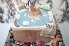 Hot Tub Birthday Cake
