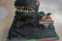 Darragh - Jurassic Park PlayStation Birthday Cake