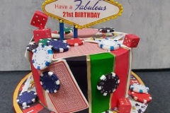 Maurice - Fabulous Las Vegas Birthday Cake