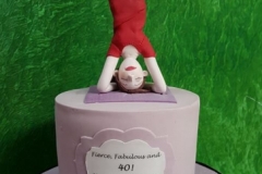 Lisa - 40th Birthday Yoga Cake