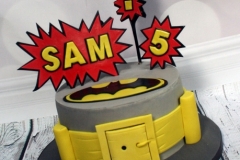 Sam - Batman Birthday Cake