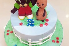 Jacob and Noah - Bing and Flops Birthday Cake