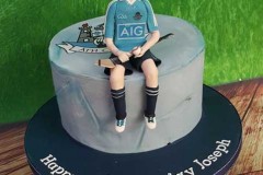 Joseph - Dublin GAA Hurling Birthday Cake