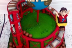 Zac - Roller coaster Birthday Cake