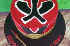 Alex - power rangers super samurai Birthday Cake