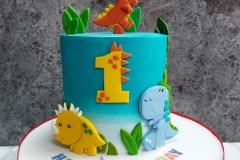 Adam - Dinosaur First Birthday Cake