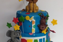 Beau - First Birthday Circus Cake