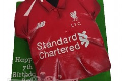 Ben - Liverpool Jersey Birthday Cake