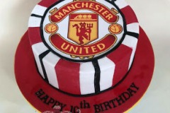 Manchester United Birthday Cake