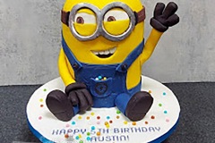 Austin - Minion Birthday Cake