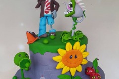 Kaleb - Plants vs Zombies Birthday Cake