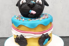 Jamie - Greedy Pug Birthday Cake