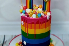 Robyn & Holly - Rainbow Birthday Cake