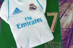 Evan - Real Madrid Jersey Cake