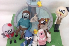 Oscar - Regular Show Birthday Cake