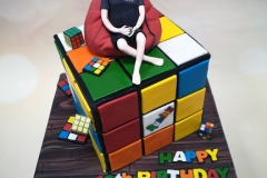 Harry - Rubiks Cube Birthday Cake