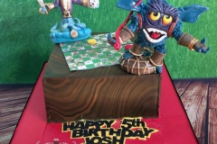 Josh - Skylander / Snakes and Ladders Birthday Cake