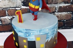 Superbaby First Birthday Cake