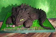 Adam - Toothless, How to Train Your Dragon Birthday Cake