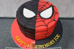 Joe - Spiderman (Venom) Birthday Cake