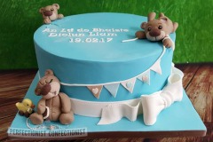 Liam - Teddy Bear Christening Cake