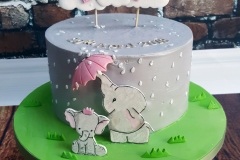 Lottie - Baby Elephant Christening Cake