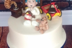 Robin - Boy\'s Christening Cake