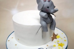 Cole - Bunny and Elephant Christening Cake