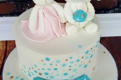 Ben - Bunny and Lamb Christening Cake