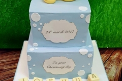 Joshua - Rubber duckies christening cake