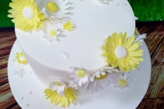 Nora - Daisies Christening Cake