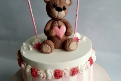 Sadie - Bear and Bunting Christening Cake