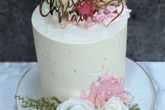 Freya - Floral Christening Cake