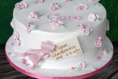 Cara - Rosebud Christening Cake