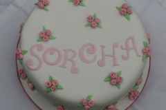 Sorcha - Rosebud Christening Cake