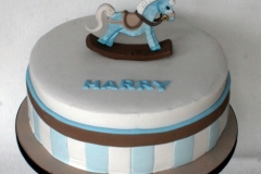 Harry - Rocking Horse Christening Cake