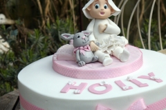 Holly - Ballerina Bunny Christening Cake