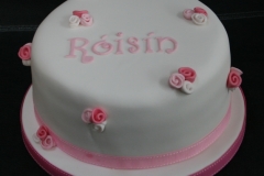 Roisin - Rosebud Christening Cake