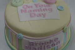 Brooke - Butons Christening Cake