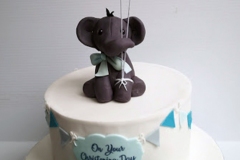 Tadgh - Elephant Christening Cake