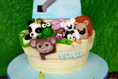 Noah - Noah's Ark Christening Cake