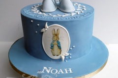 Noah - Peter Rabbit  Christening Cake