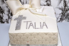 Talia - Sparkle & Box Christening Cake